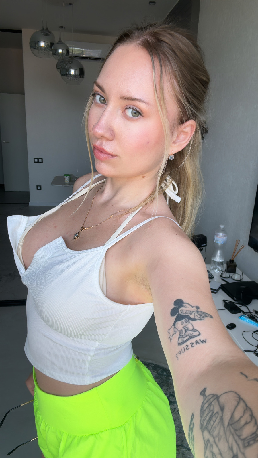 KateV in her underwear in Podgorica